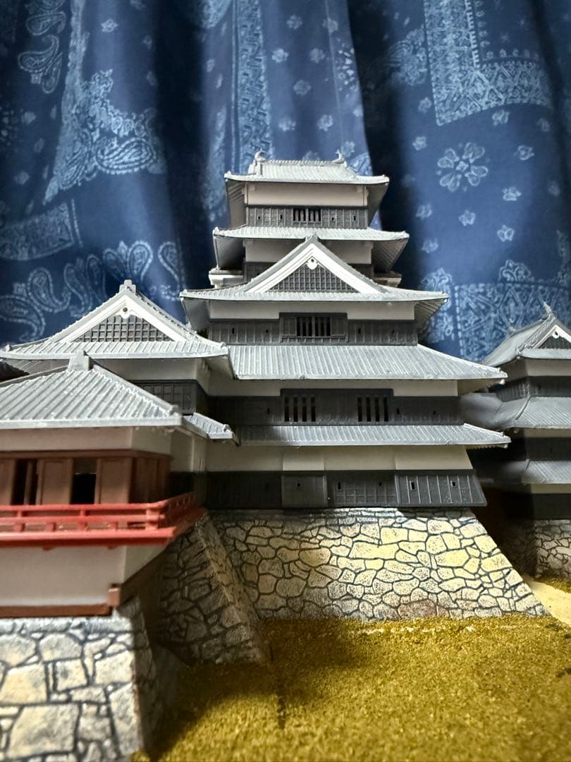 PLUM 1/200 松本城 精密完成品　ジオラマ