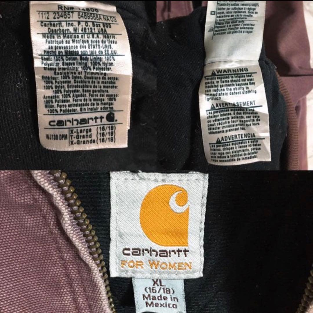 【希少】メキシコ製カーハート　アクティブジャケッワンポイントロゴ