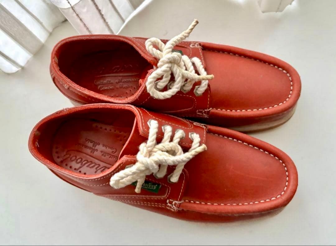 専用PARABOOT 赤THIERS 旧モデル