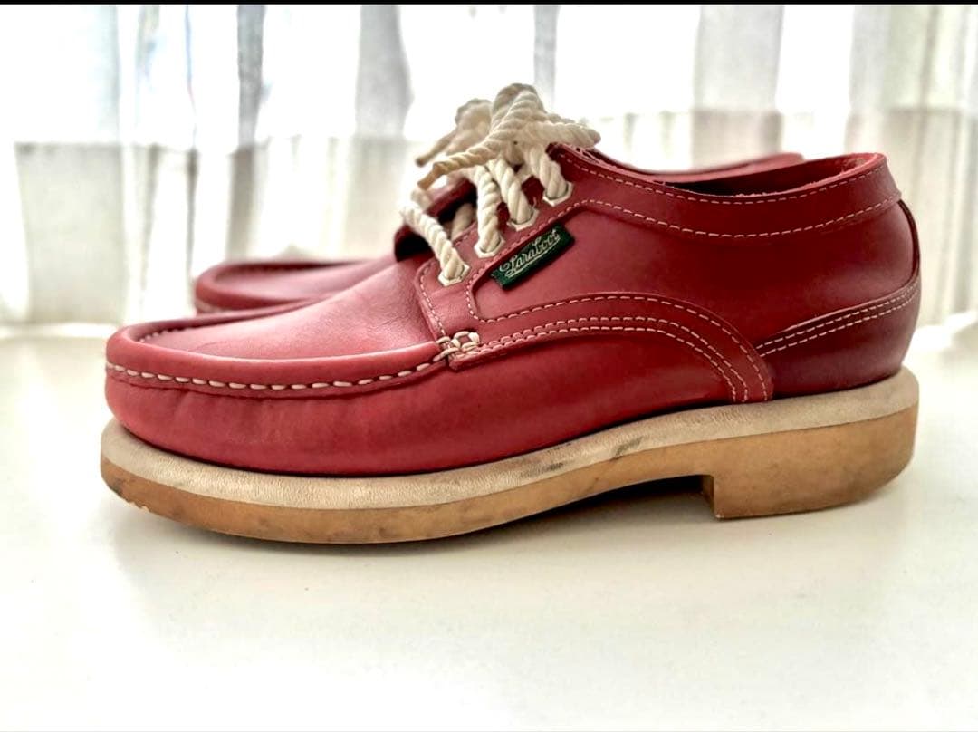 専用PARABOOT 赤THIERS 旧モデル