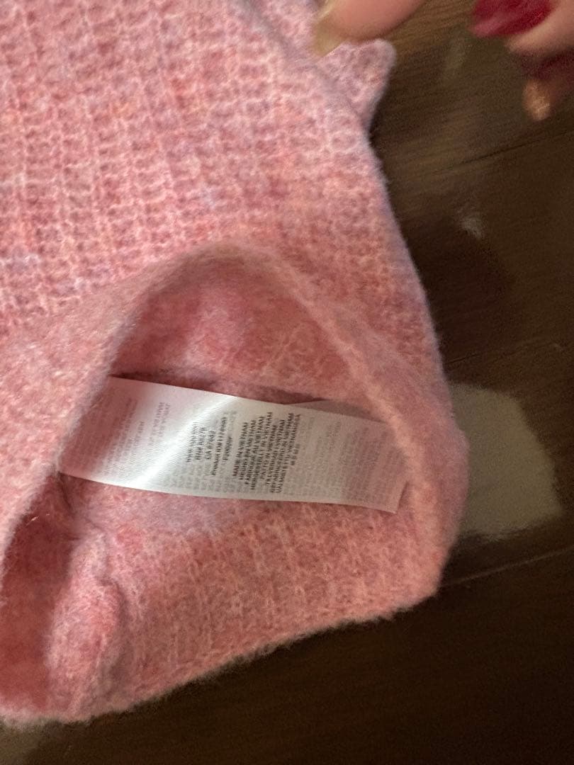 新品未使用！UGG ピンクムートンブーツ ニットカバー付き25cm 希少！