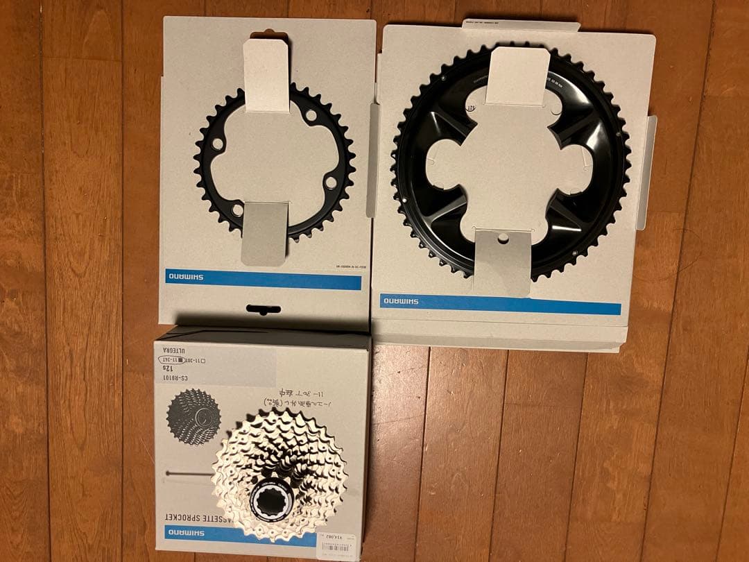 ★シマノ アルテグラCS-R8101 12s スプロケット、チェーンリング