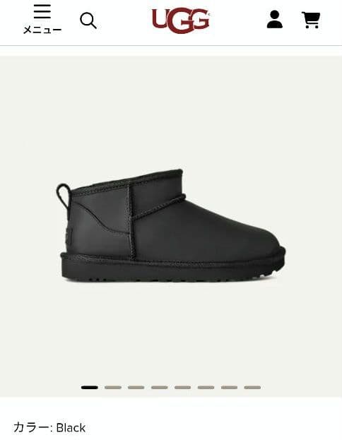 UGG クラシック ウルトラ ミニ LTHR 25cm