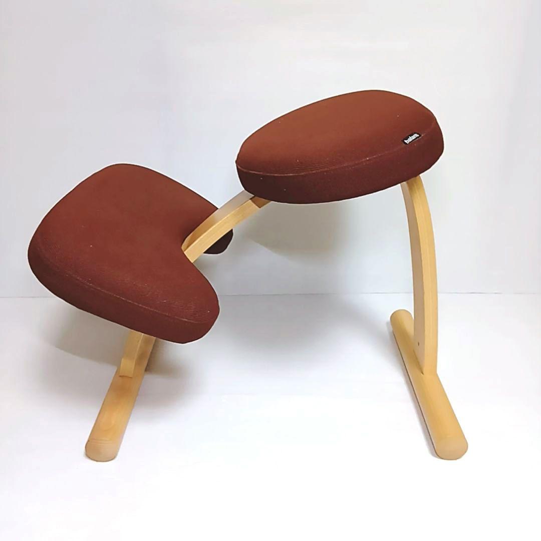 【美品】姿勢矯正 バランスラボ バランスチェア バランスイージー ブラウン