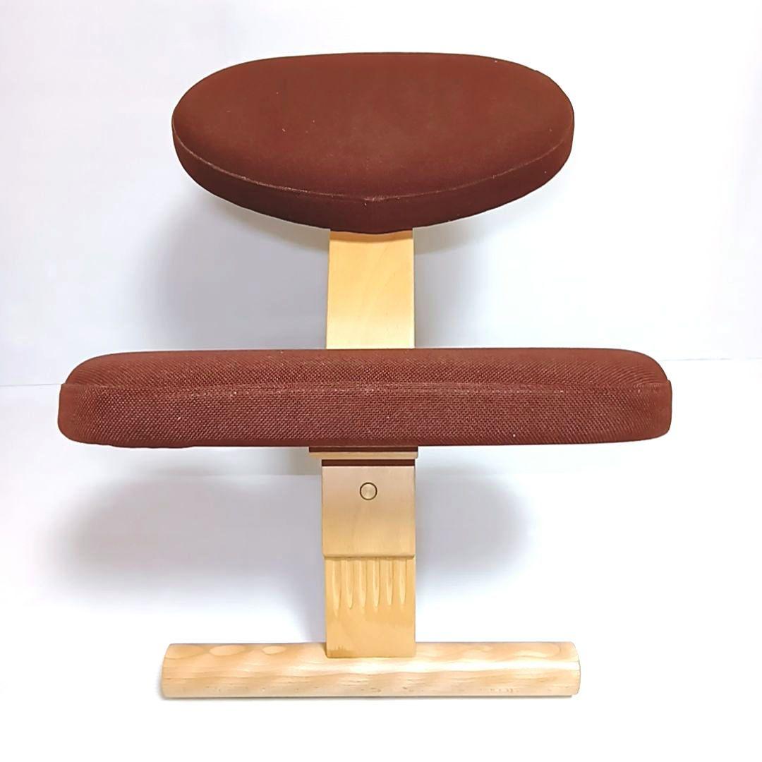 【美品】姿勢矯正 バランスラボ バランスチェア バランスイージー ブラウン