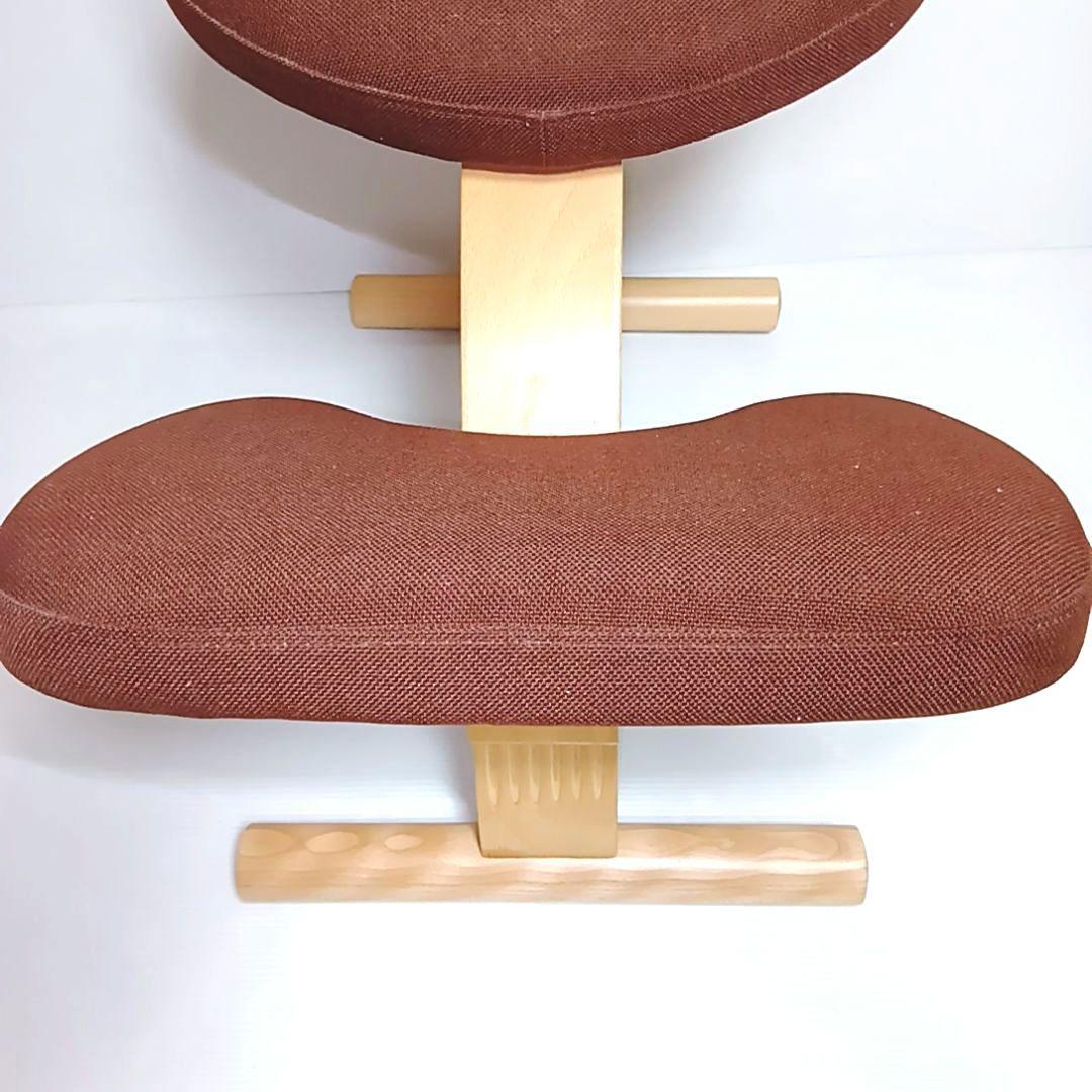 【美品】姿勢矯正 バランスラボ バランスチェア バランスイージー ブラウン