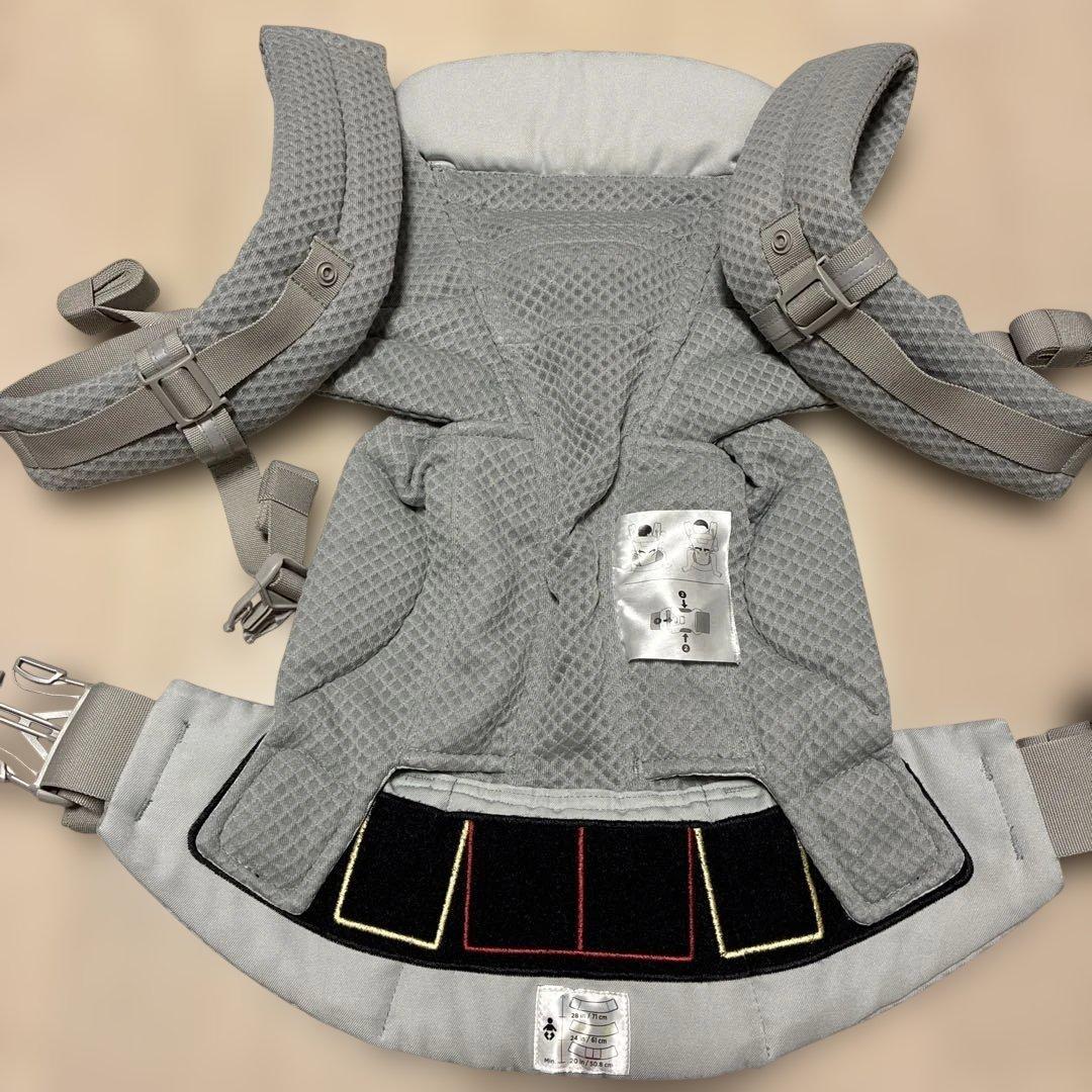 美品！エルゴ 抱っこ紐 オムニブリーズ　パールグレー