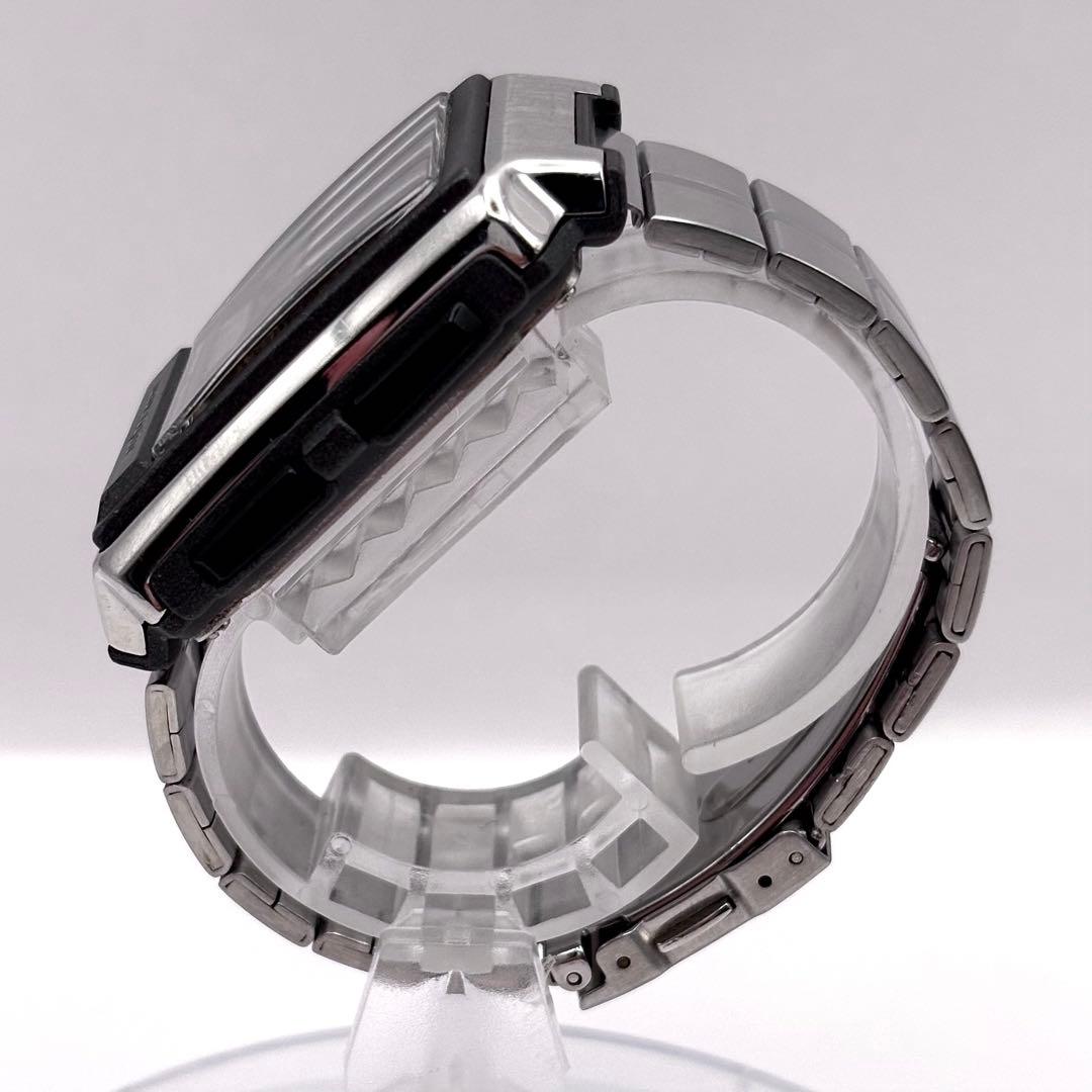 CASIO ウェーセプター デジタル スクエア メンズ 腕時計 稼働品 新品電池