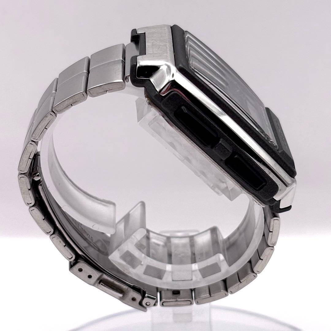 CASIO ウェーセプター デジタル スクエア メンズ 腕時計 稼働品 新品電池