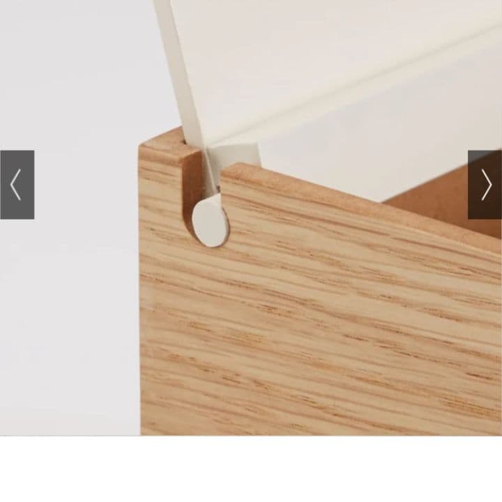 ゴミ箱 おしゃれ ディノス 美品 曲木の薄型ダストボックス 蓋付き ハイタイプ