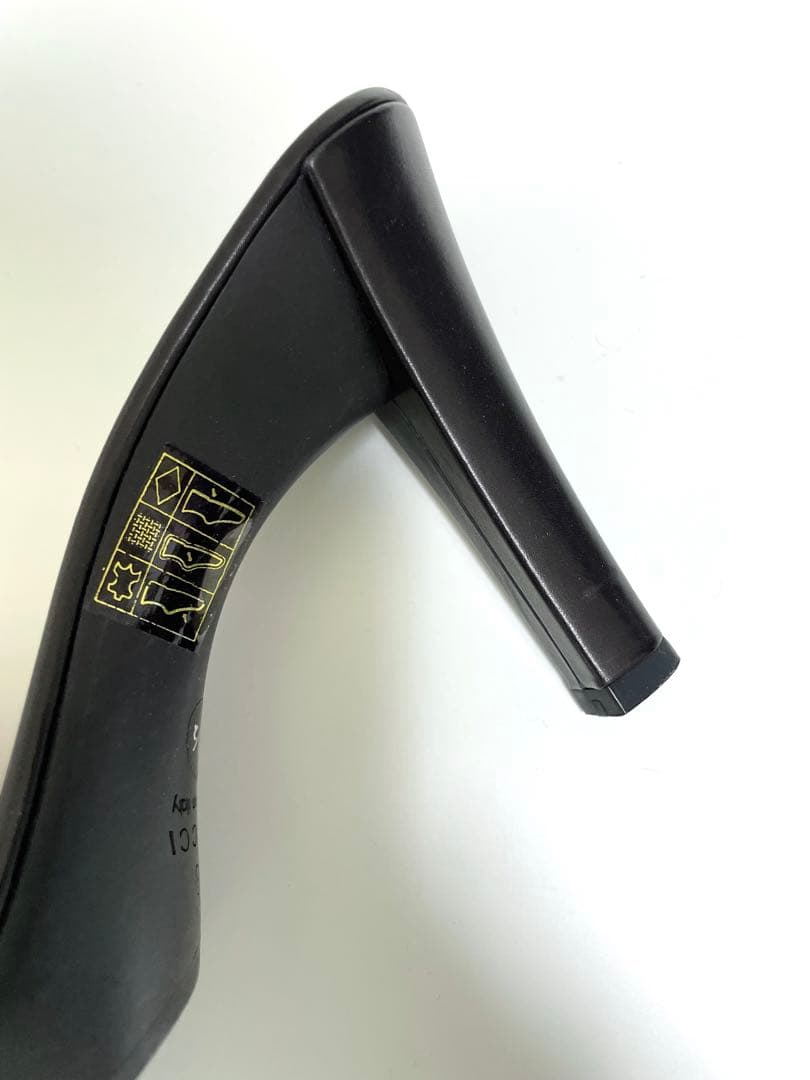 【美品】GUCCI ブラック ミュール 高ヒール