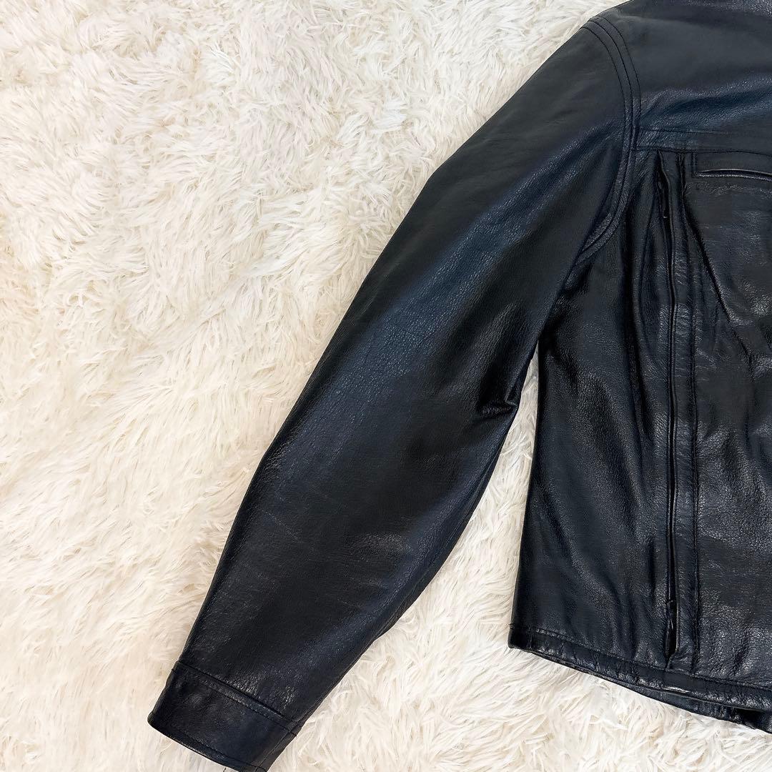 ✨美品✨ ハーレーダビッドソン シングルライダース レザージャケット 立体ロゴ