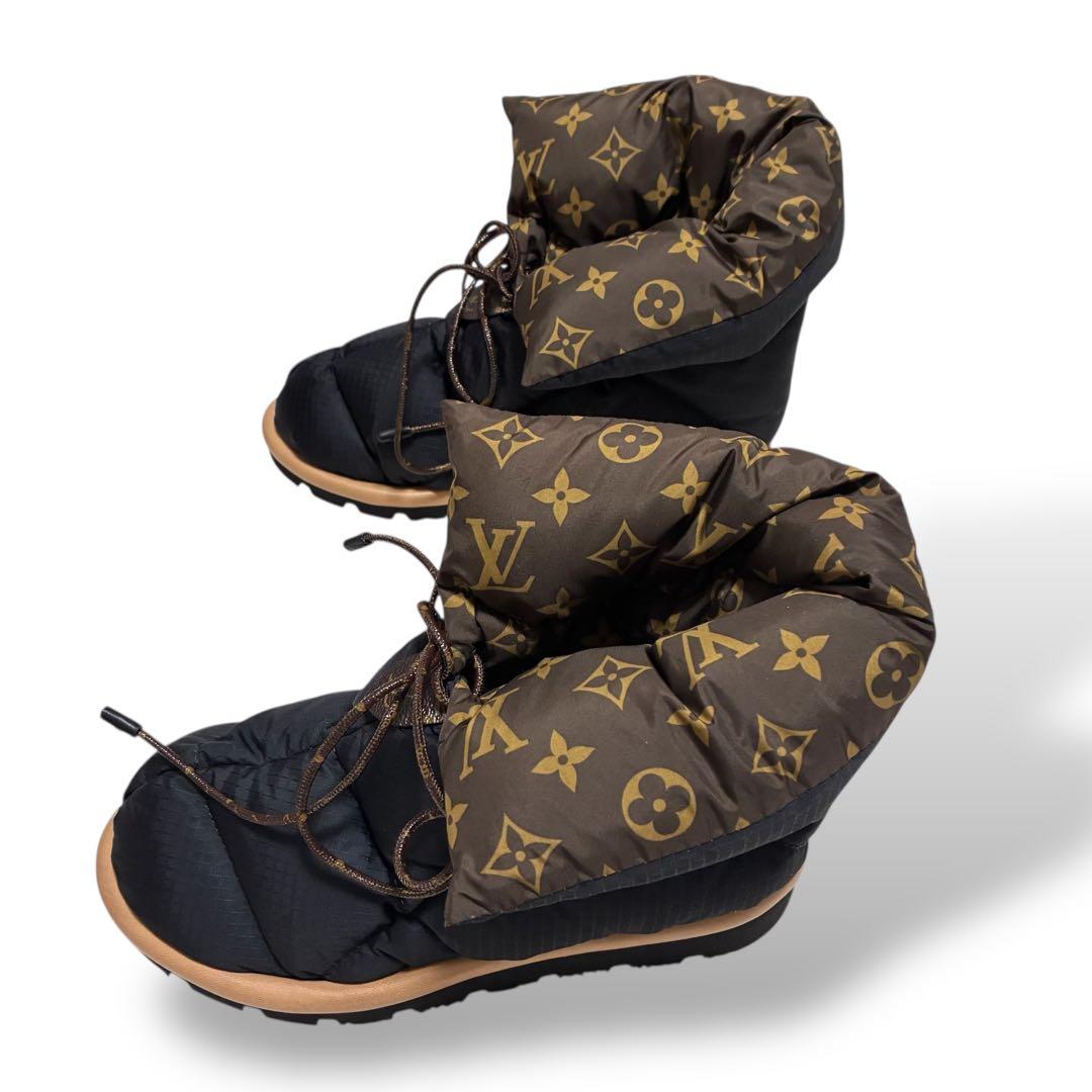 極美品　ルイヴィトン　ピローライン　アンクルブーツ　モノグラム　36 23cm