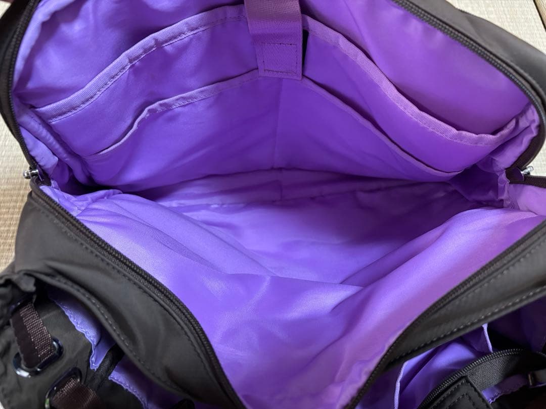 セレーンエテール　ビジネスバッグ　ブラウン