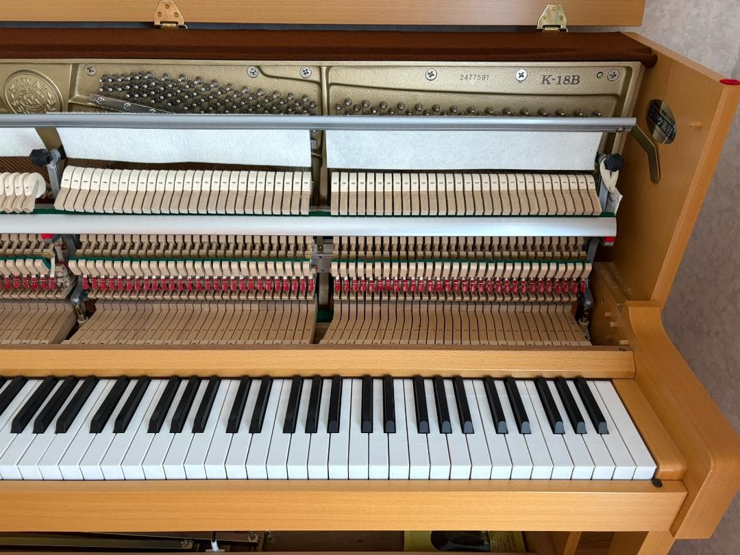 K-18B アップライトピアノ ナチュラル