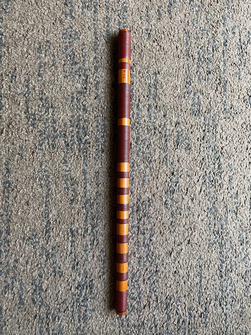 篠笛　蘭情管　唄用（ドレミ）朱総藤巻 七本調子