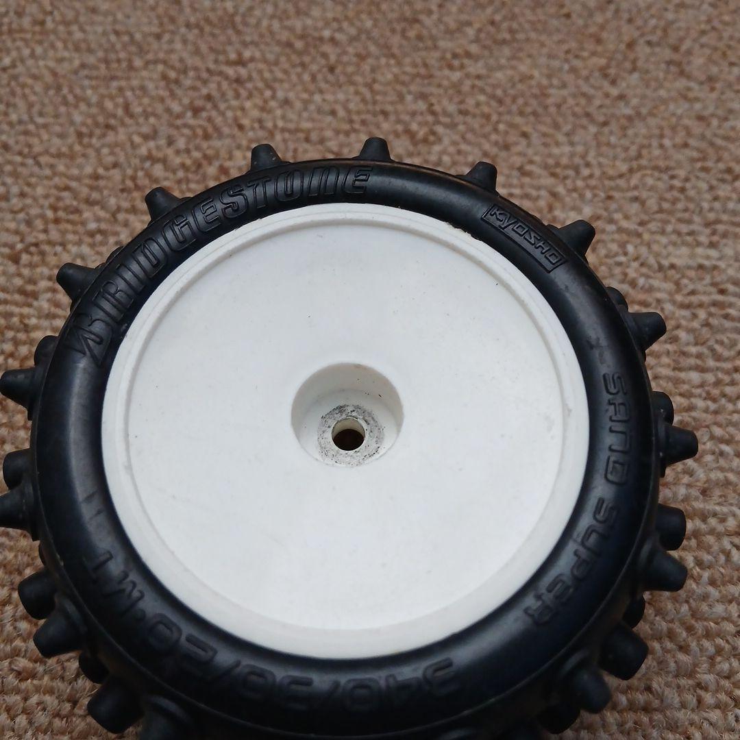 【当時物・美品】京商(Kyosho) ブリヂストン スパイクタイヤ 4本セット