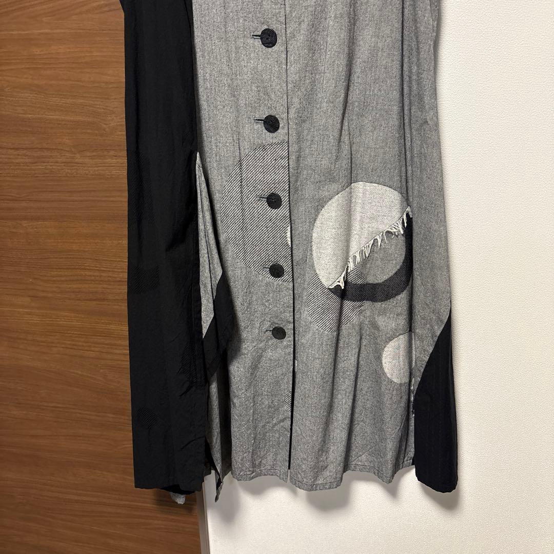センソユニコ(慈雨)のロングジレ 着丈110㌢です。