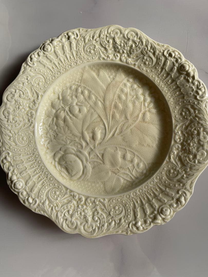 すずらんとバラのプレート2枚セット