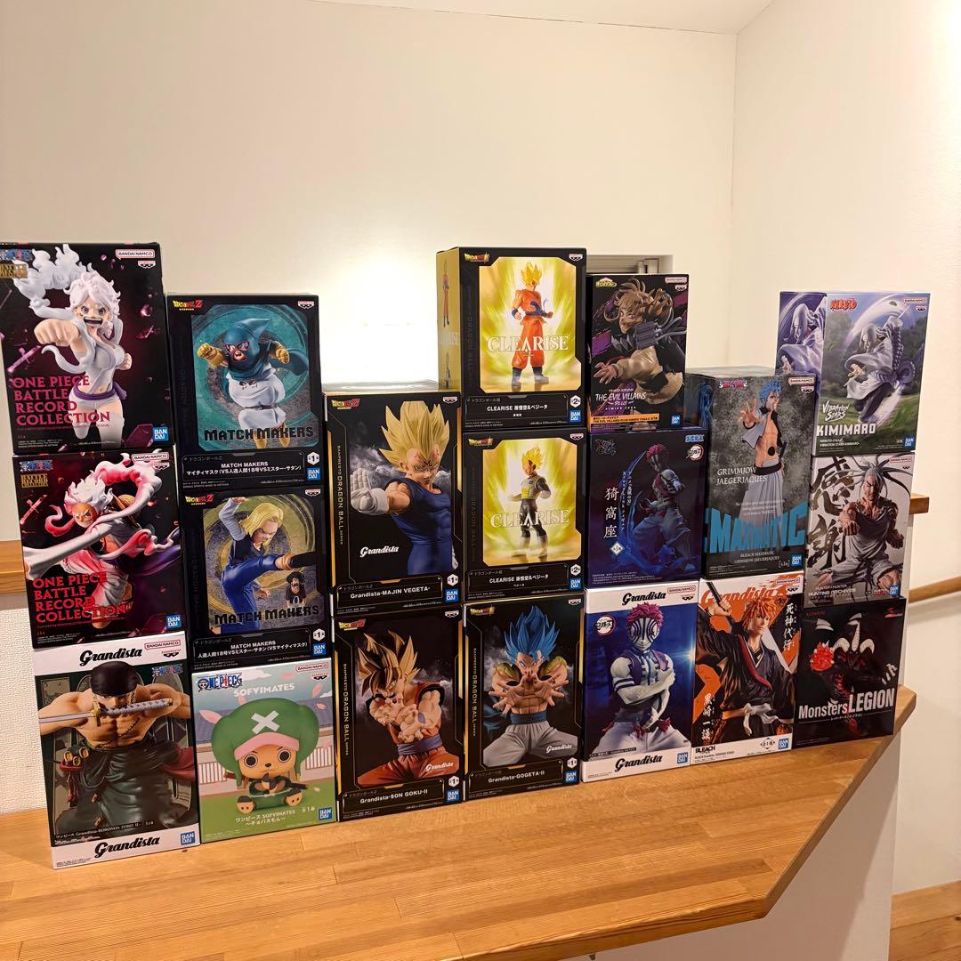 ジャンプ系フィギュア ワンピース ドラゴンボール19体盛り盛りセット!！