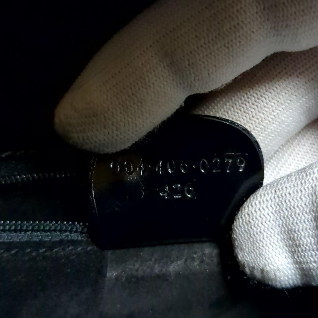 ✨極美品✨GUCCI クラッチバッグ チェーン クロコ型押し ブラック ゴールド