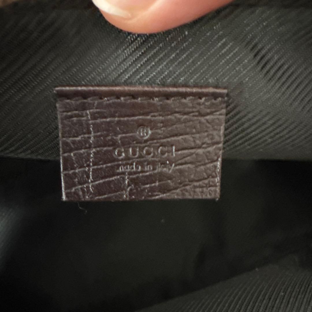 【極美品】　GUCCI　アクセサリーポーチ GGキャンバス グッチ