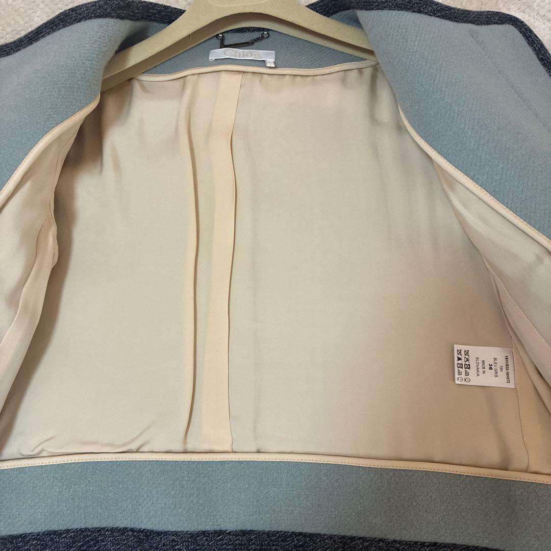 極美品⭐️Chloé ライトグリーン　コート　36