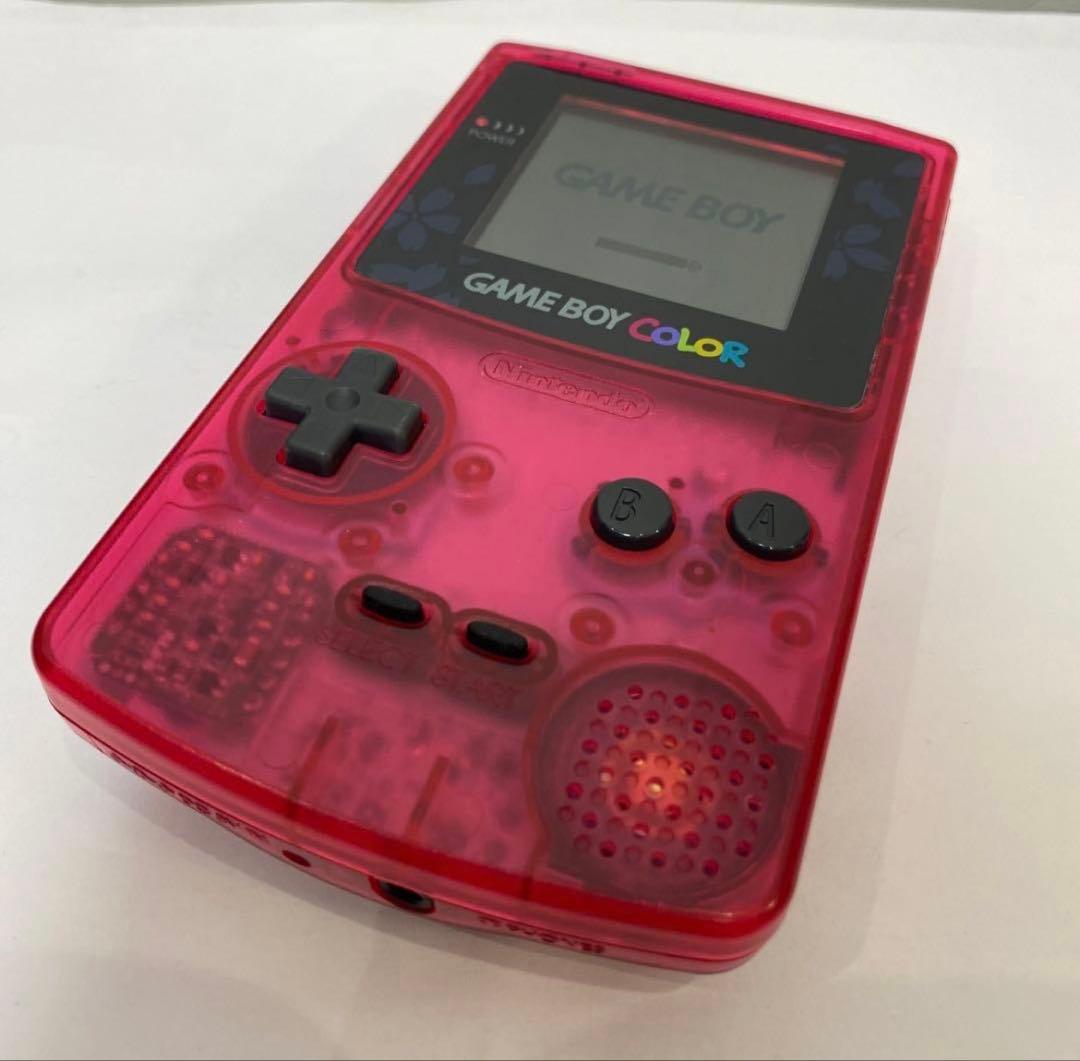 【美品】希少　ゲームボーイカラー　サクラ大戦記念モデル　チェリーレッド　GBC