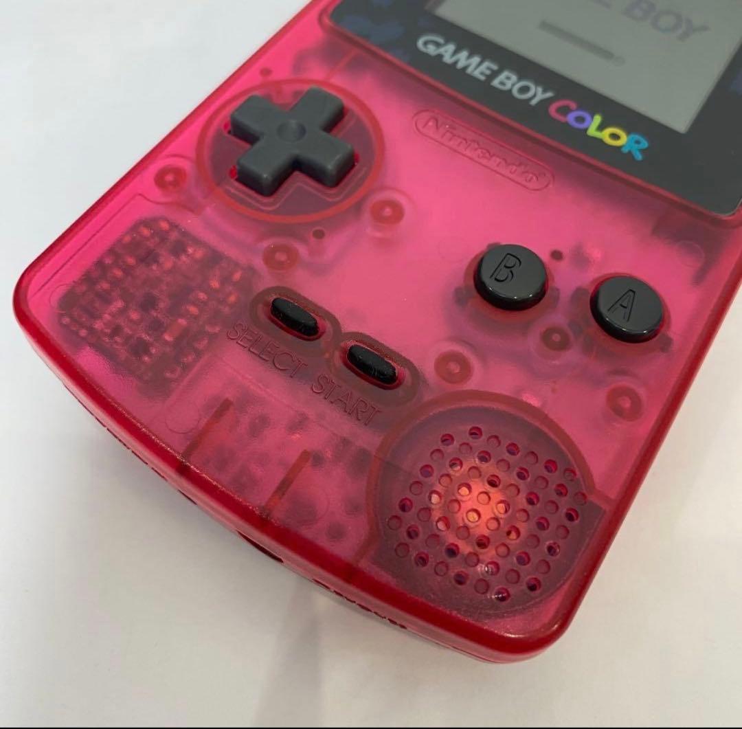 【美品】希少　ゲームボーイカラー　サクラ大戦記念モデル　チェリーレッド　GBC