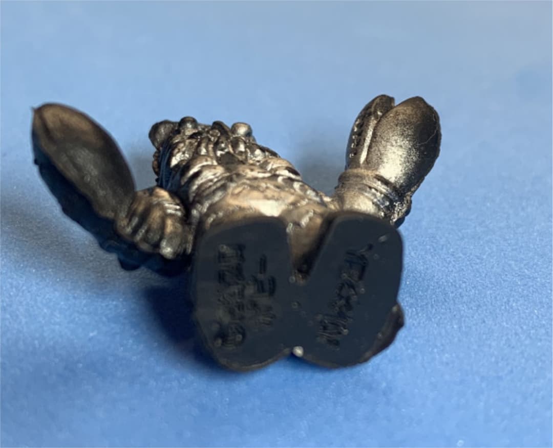 ウルトラ怪獣消しゴム　ポピー【バルタン星人】黒　銀スプレー