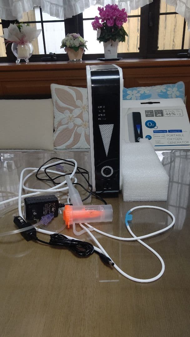 ポータブル酸素発生器 A4サイズ 46%
