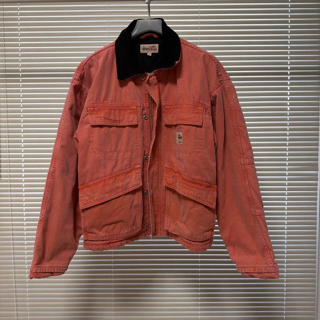 【HM 0416】stussy washed jacket