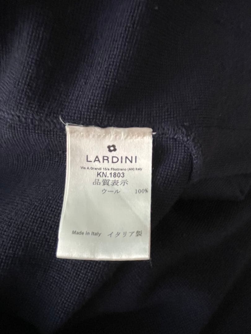 LARDINI ラルディーニ ウール ニットジャケット 44 46