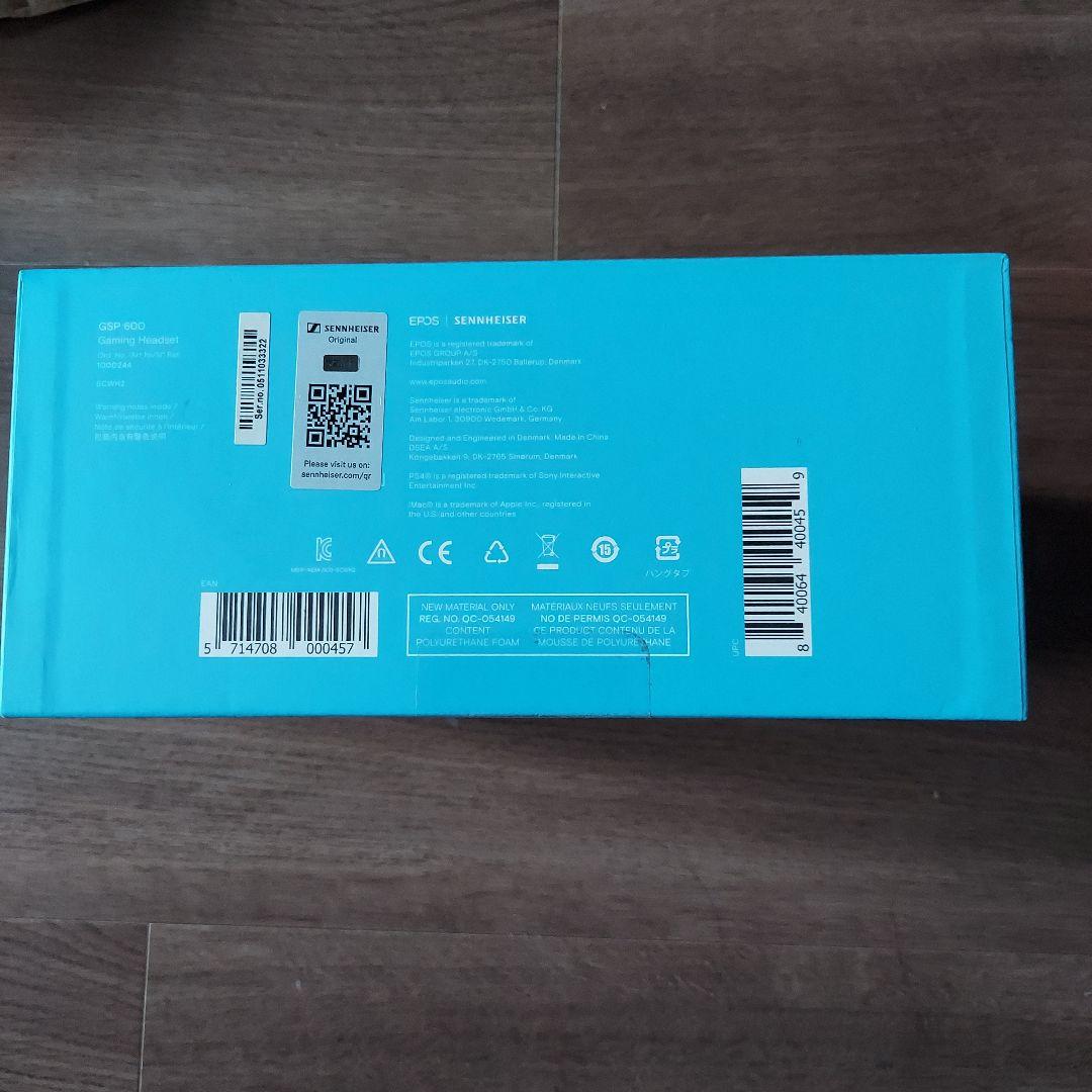 EPOS　GSP600ゲーミングヘッドセット有線密閉型 ブラック/レッドマイク付