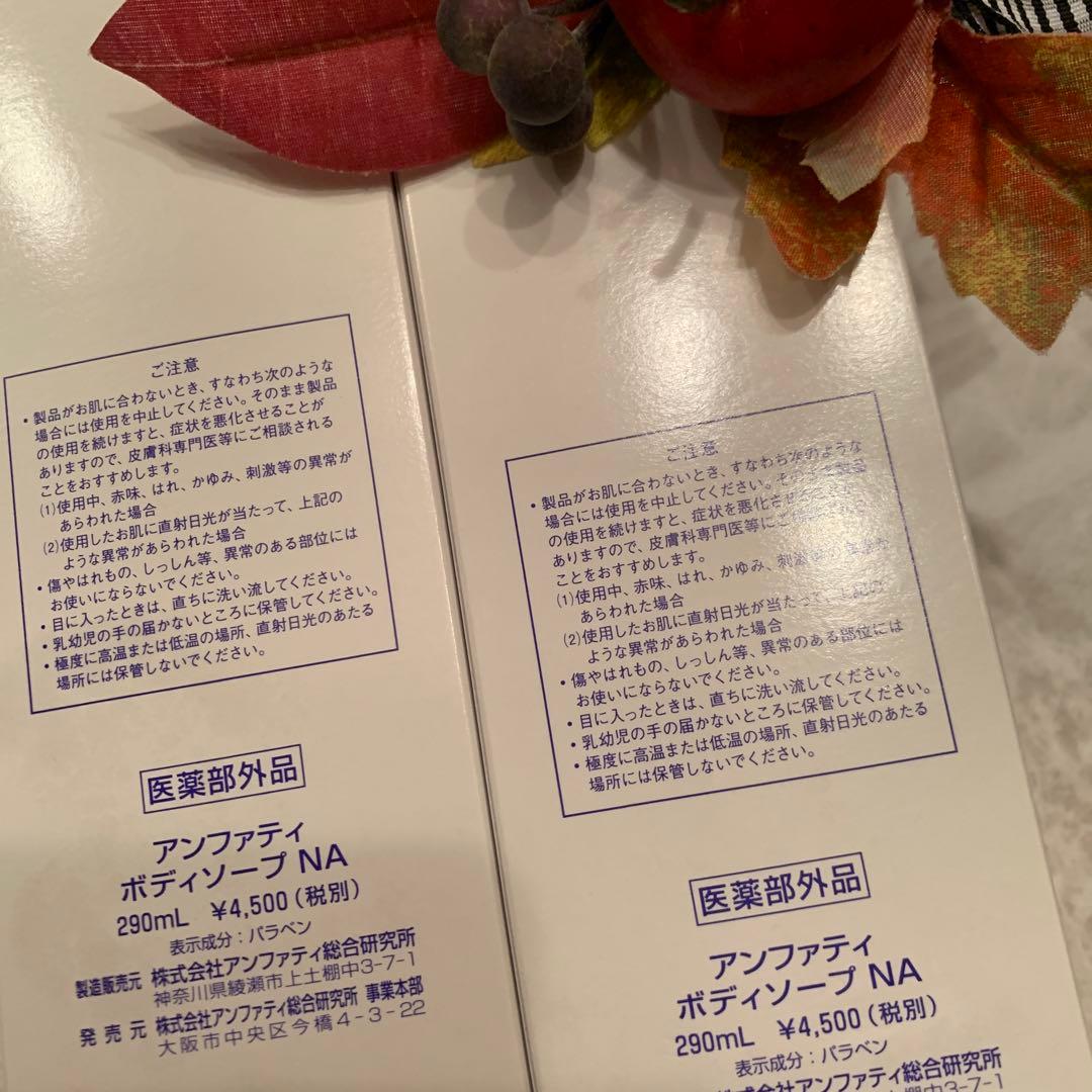 アンファティ　ボディソープNA 新箱2本