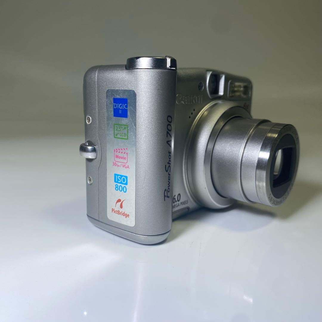 ★動作品★Canon powershot A700 単三電池駆動 コンデジ