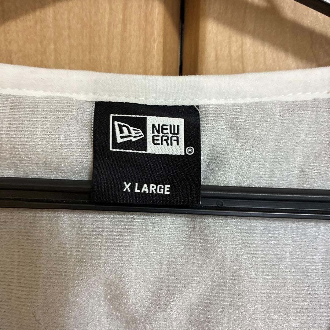 未使用　NEW ERA キルティングベスト ホワイト 収納袋付き　XL