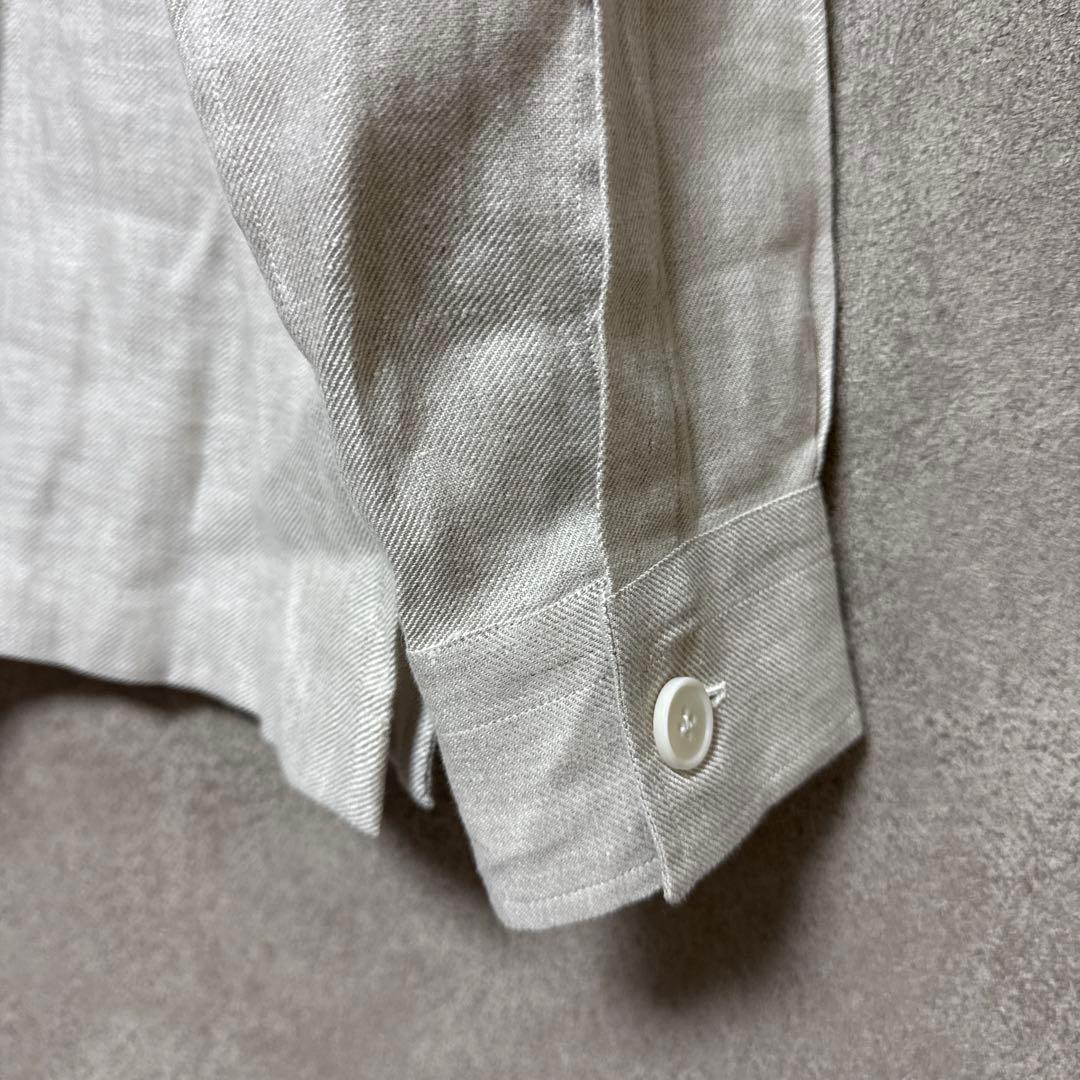 新品★マリアサンタンジェロ★麻100%★サファリシャツジャケット★イタリア製