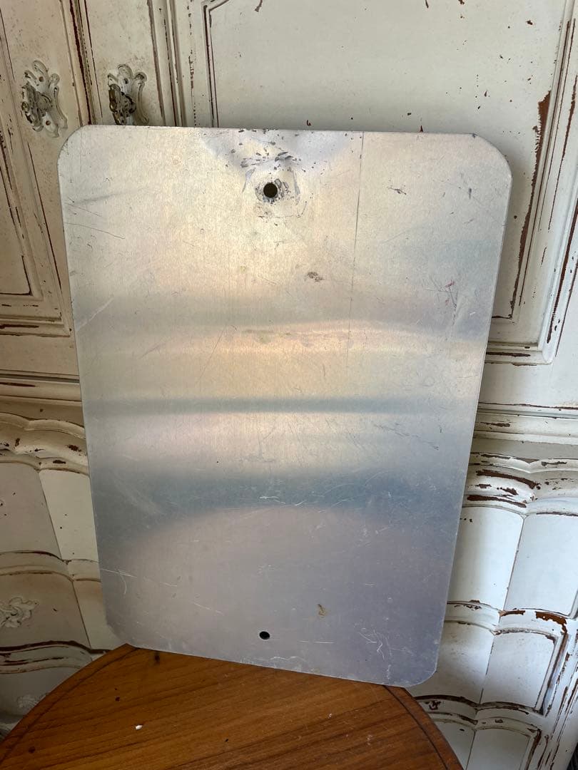 アンティーク　メタル　サイン　プレート　看板　感謝祭　NO PARKING レア