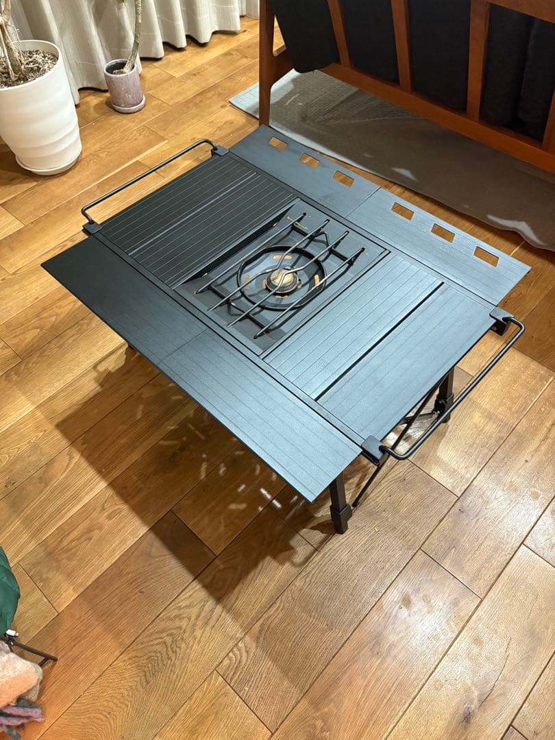 スノーピーク　フラットバーナー　マットブラック加工済み