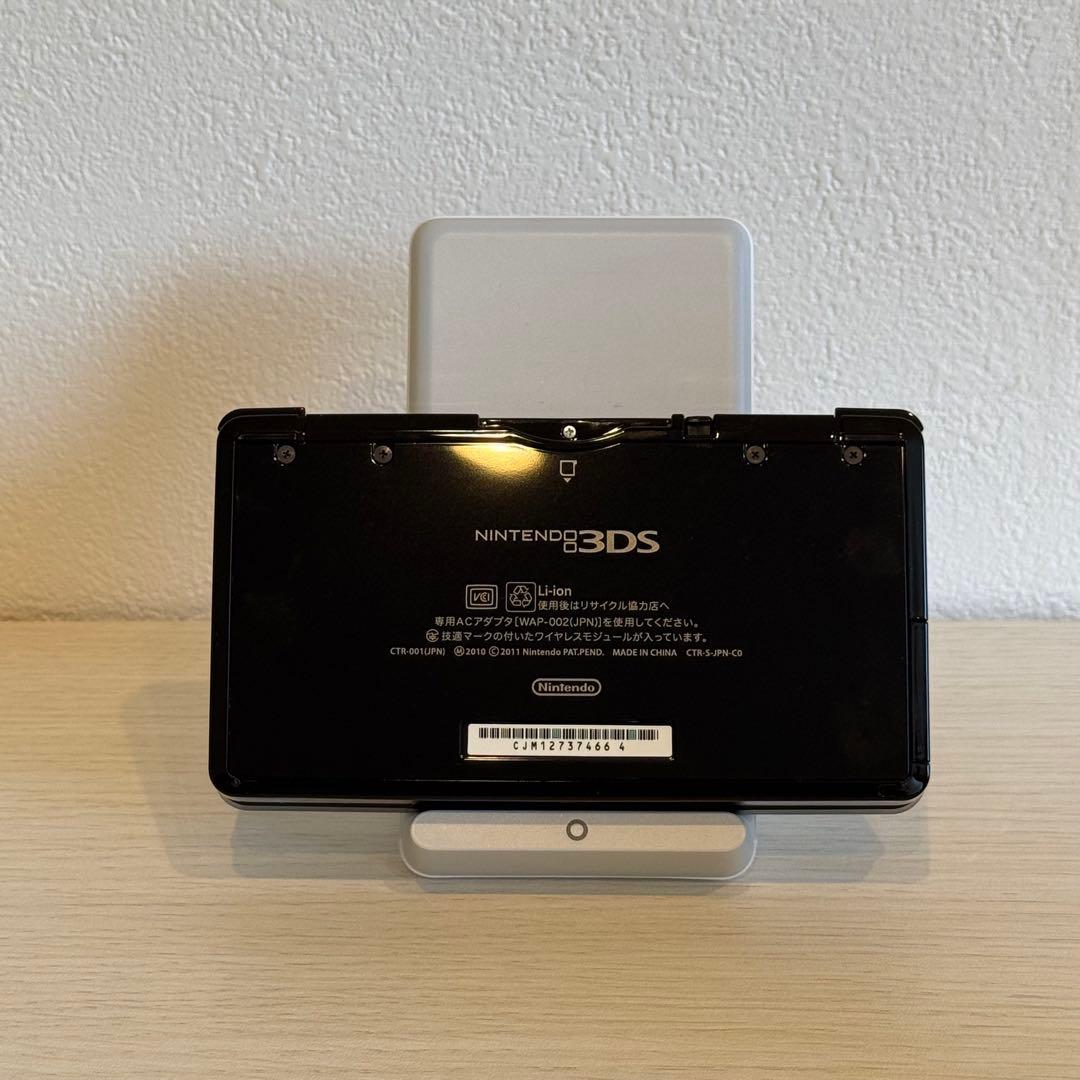 ニンテンドー3DS クリアブラック 箱付き 3-043