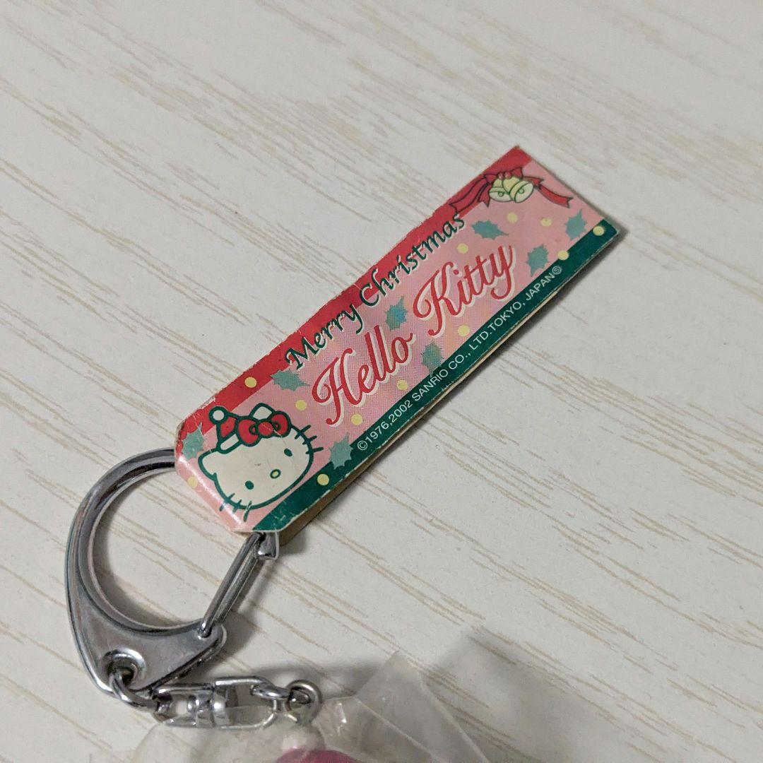 ハローキティ クリスマス 雪の結晶 キーリング キーホルダー 平成レトロ 当時物