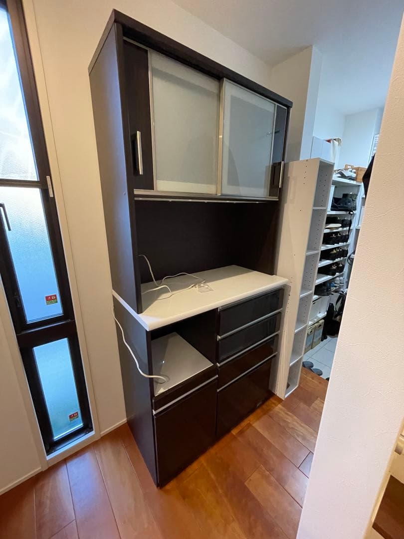 ①ニトリ キッチンボード ポスティア 100KB シンプル