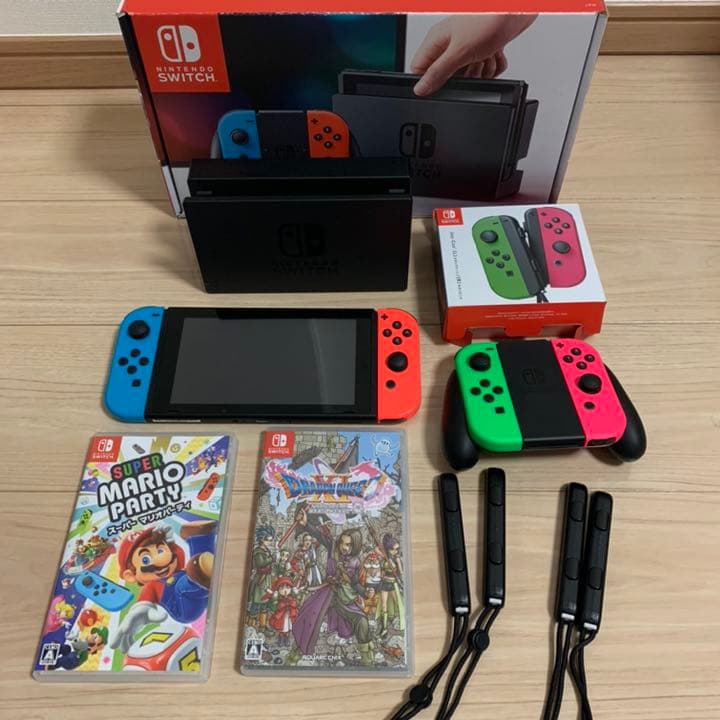 任天堂switch本体　Joy-Con ソフト2個