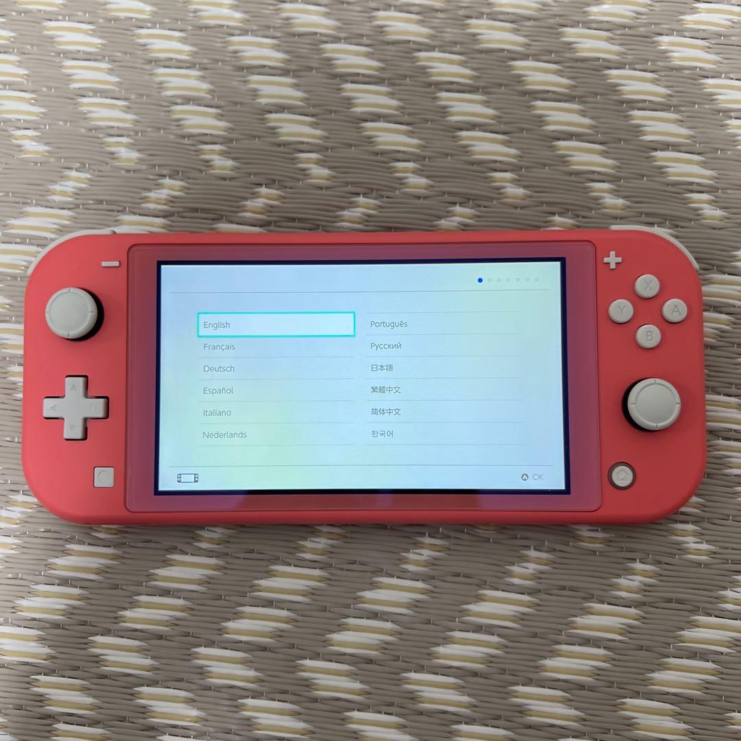 【美品】Nintendo Switch Lite コーラルピンク 本体