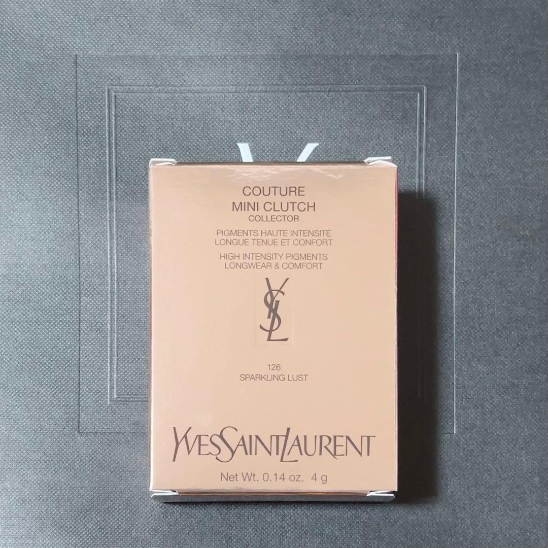 YSL イヴサンローラン クチュールミニクラッチ126 スパークリングラスト 1