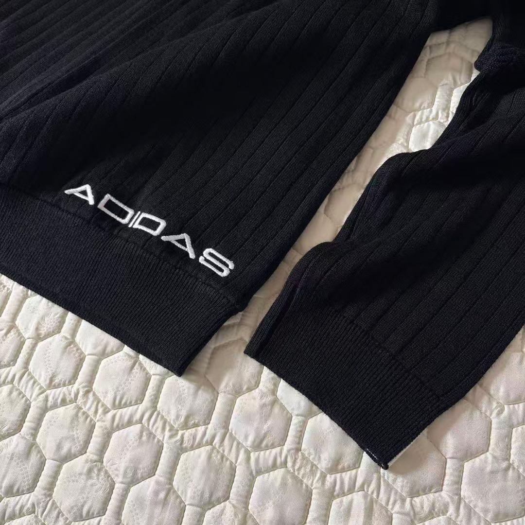 M即日発送新品23100円アディダスゴルフ/メンズ/防風セータージャケット/黒