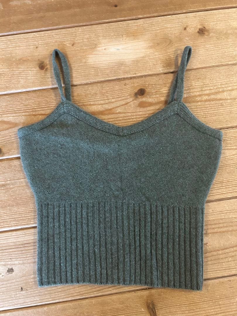 新品未使用　mother dept YAK KNIT キャミソール