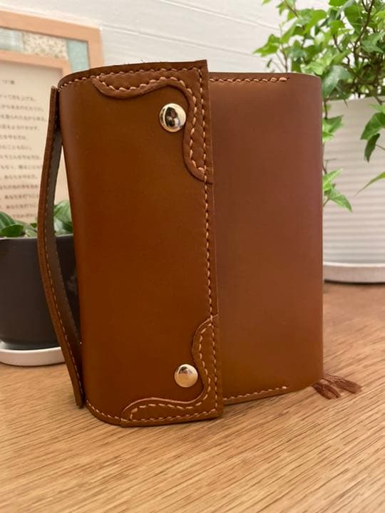 受注見本ハンドメイド本革聖書カバー／ブックカバー