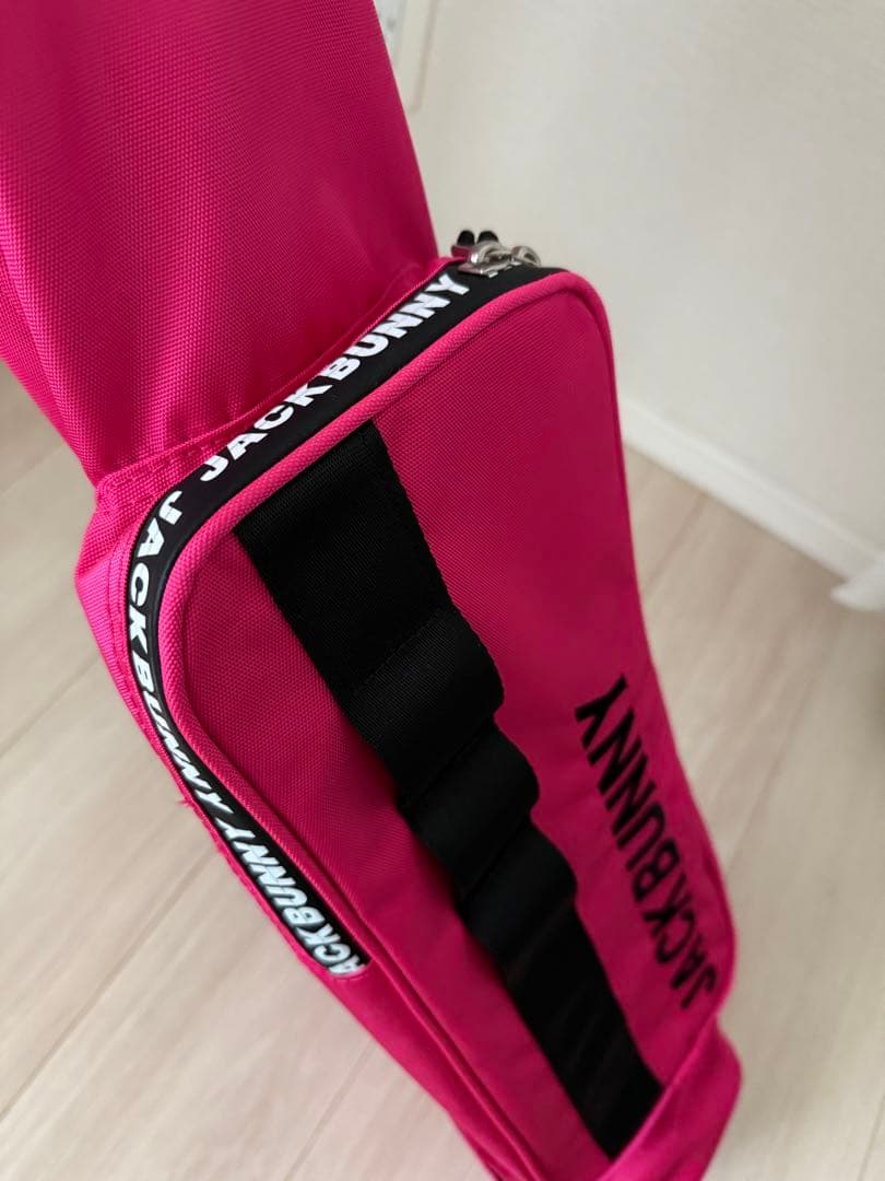 JACK BUNNY セルフスタンド　ゴルフバック　ピンク